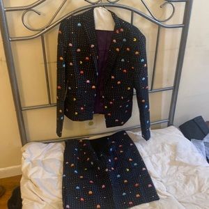 Pac-man women’s suite set . Jacket and skirt